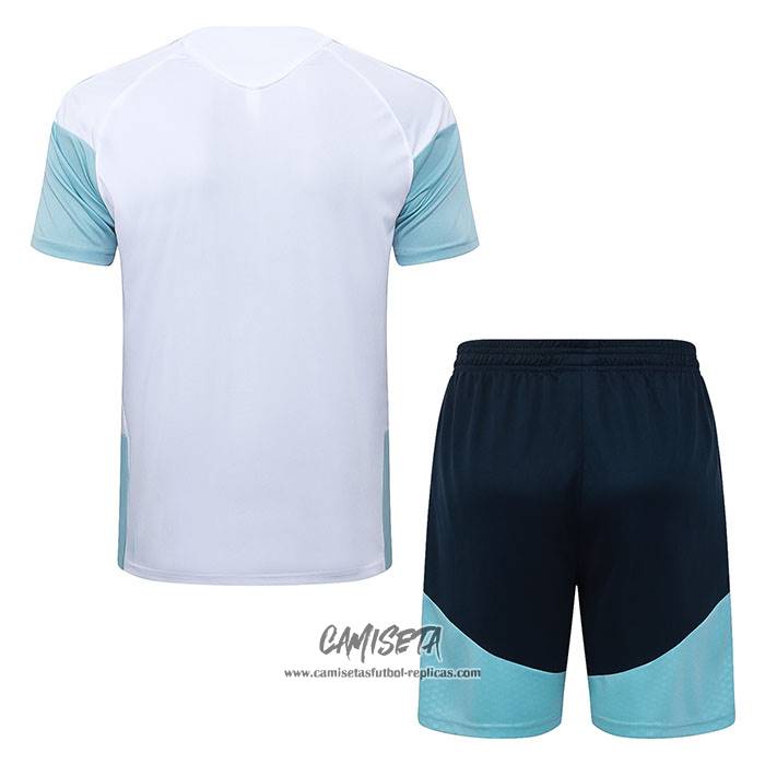 Chandal del Argentina 2025-2026 Manga Corta Blanco - Pantalon Corto
